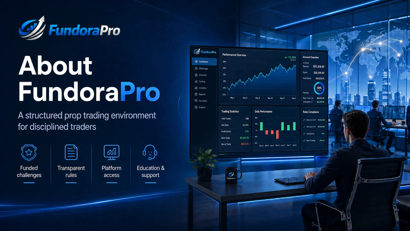 About FundoraPro prop trading environment